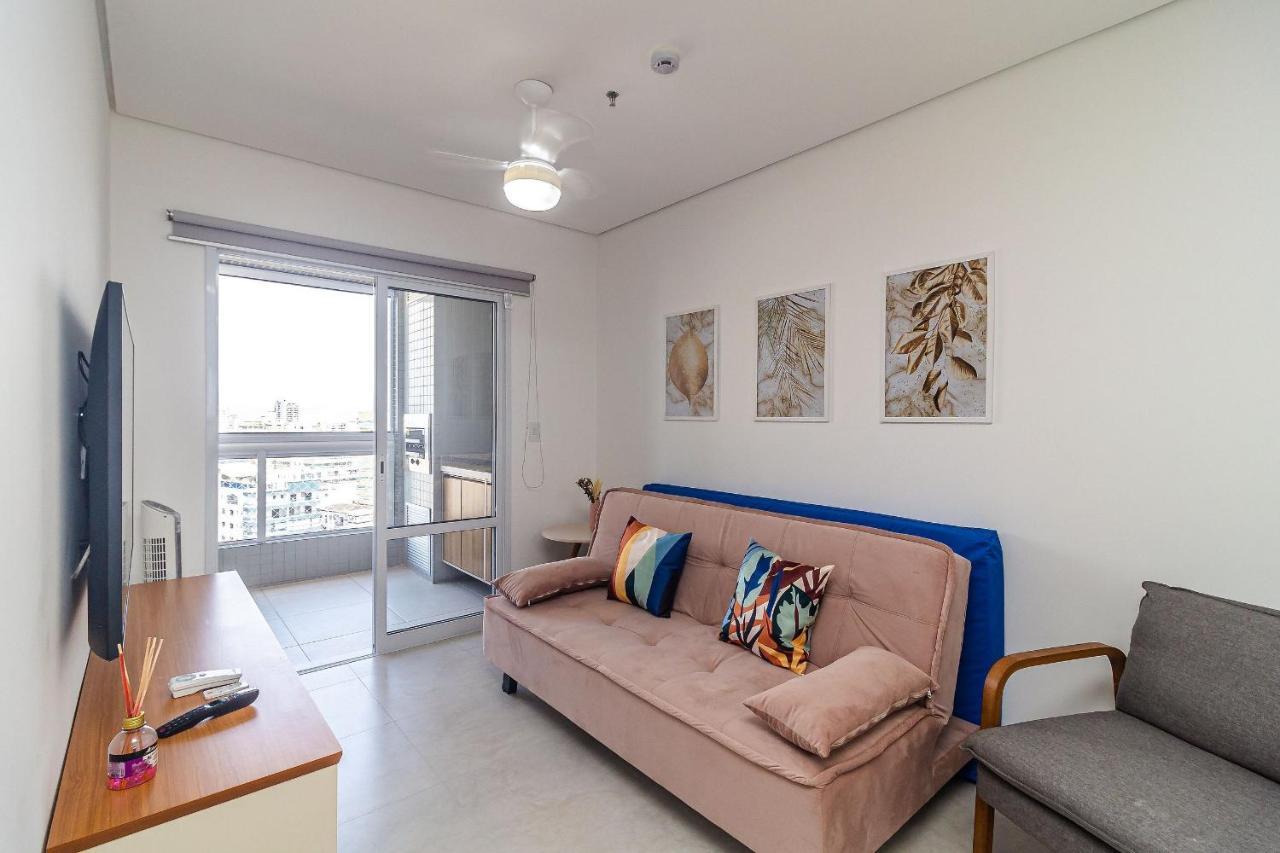 Apto Otima Localizacao A 100M Da Praia, Piscina, Ar Condicionado, Garagem E Portaria 24H Прая-Гранди Экстерьер фото