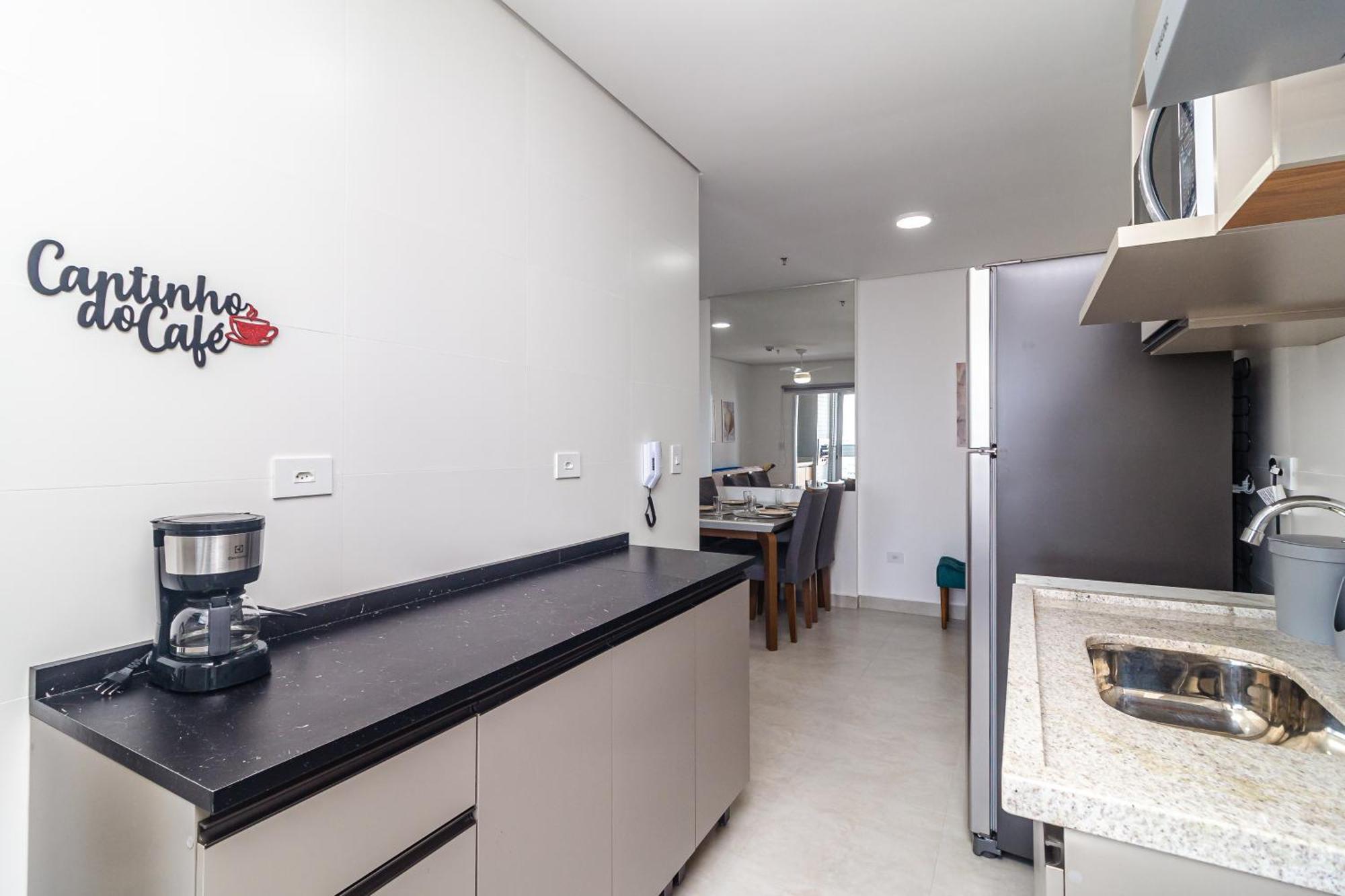 Apto Otima Localizacao A 100M Da Praia, Piscina, Ar Condicionado, Garagem E Portaria 24H Прая-Гранди Экстерьер фото