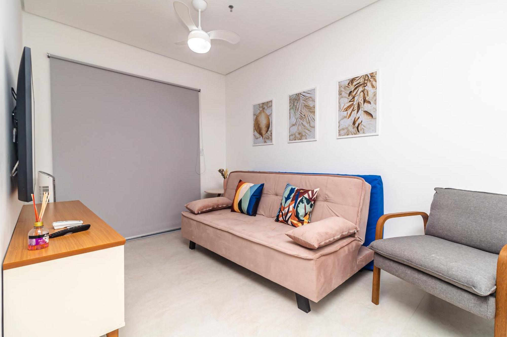 Apto Otima Localizacao A 100M Da Praia, Piscina, Ar Condicionado, Garagem E Portaria 24H Прая-Гранди Экстерьер фото