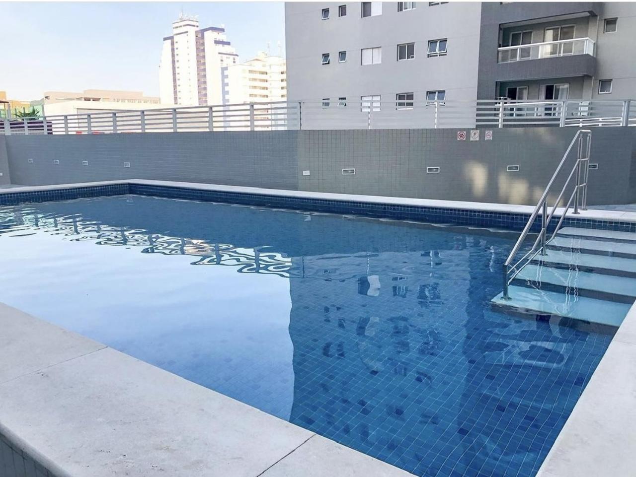 Apto Otima Localizacao A 100M Da Praia, Piscina, Ar Condicionado, Garagem E Portaria 24H Прая-Гранди Экстерьер фото